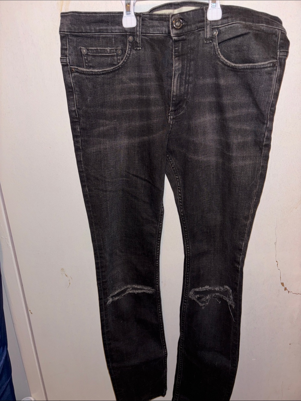 Off-White Black and Gray Skinny Jeans